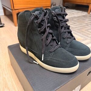 Sorel Wedge High-Top Sneakers